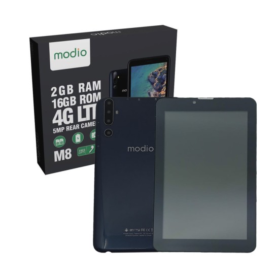 TABLET MODIO M8 4G LTE 4GB/64GB 7.0" BLACK TABLET MODIO M8 4G LTE 4GB/64GB 7.0" BLACK